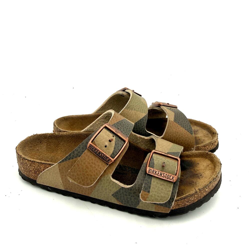 Birkenstock Youth Arizona Geometric Camo 2 Strap Sandals Size 30 / 190 / C12
